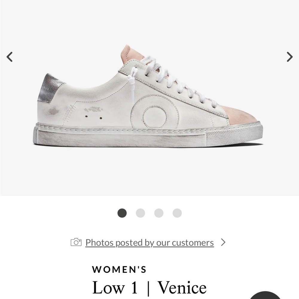 Oliver Cabell Italian Leather Sneakers (Low 1 Venice) - US Size 9/9.5 Women’s